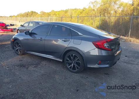 2019 Honda Civic Sport z USA, uszkodzony, nr VIN 19XFC2F89KE009722